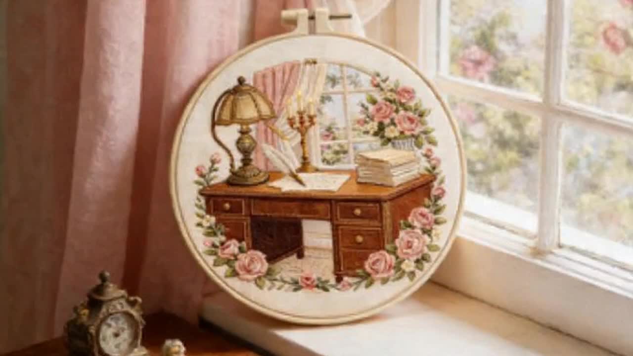 Green Vitality Handcraft Material Pack Embroidery Kit