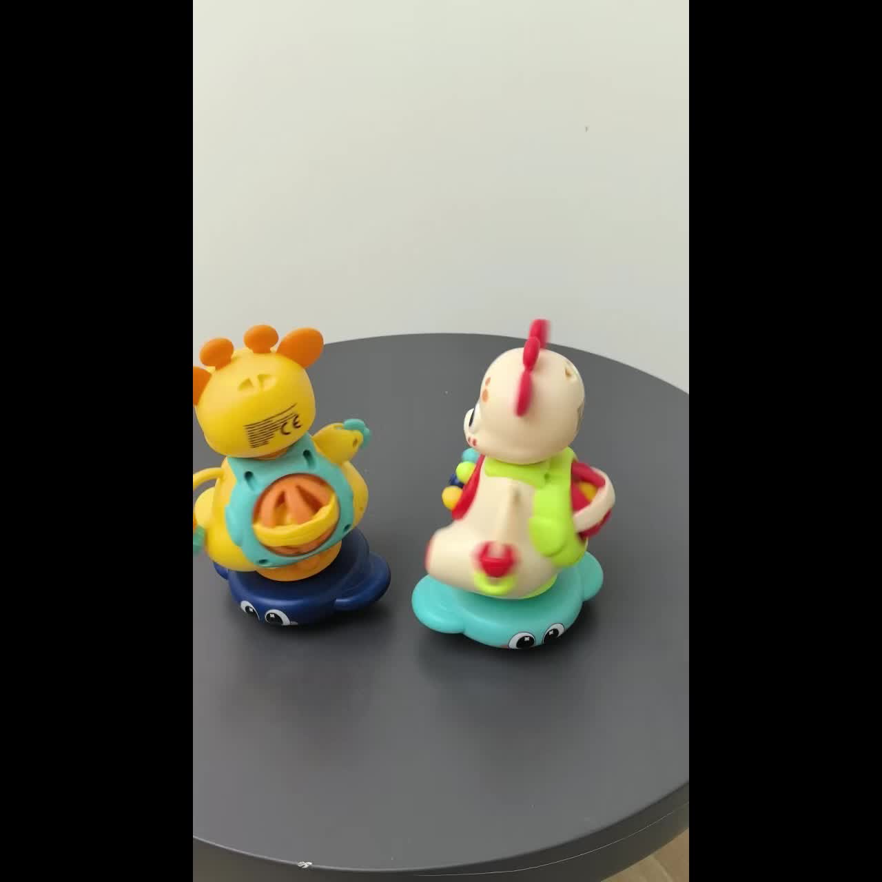 Baby Giraffe Spinning Toy with Detachable Head Whistle