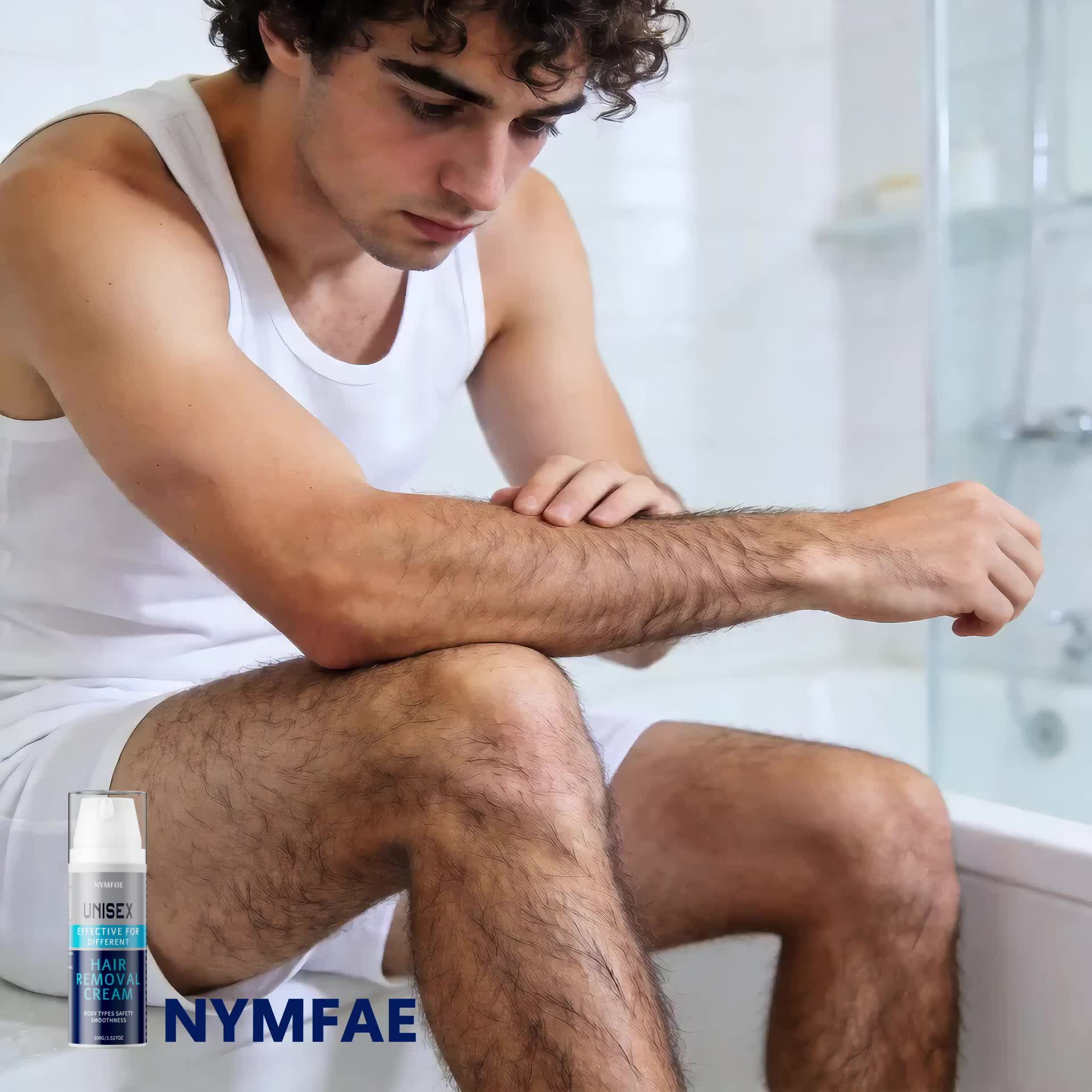 100g/3.527oz.Gentle Hair Removal Cream for Body & Bikini|Fast Acting in 5 Mins. Smooth Three Months. Hair Removal Cream. Moment Hair Removal, Gentle Formula for Sensitive Skin. Used for Facial|Underarm|Leg|Arm And Private Area Hair Removal. Unisex. - Image 9