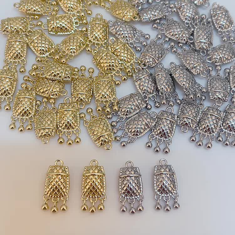 5pcs Light Luxury Geometric Pendant Set with Synthetic Zirconia