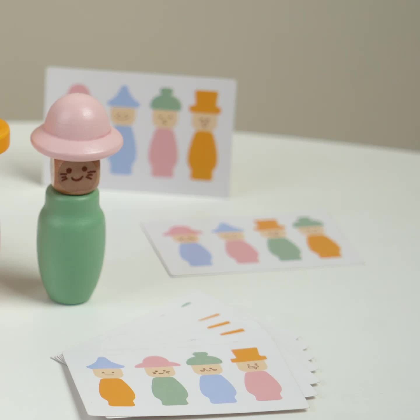 Mini Stacking Game for Color and Expression Matching