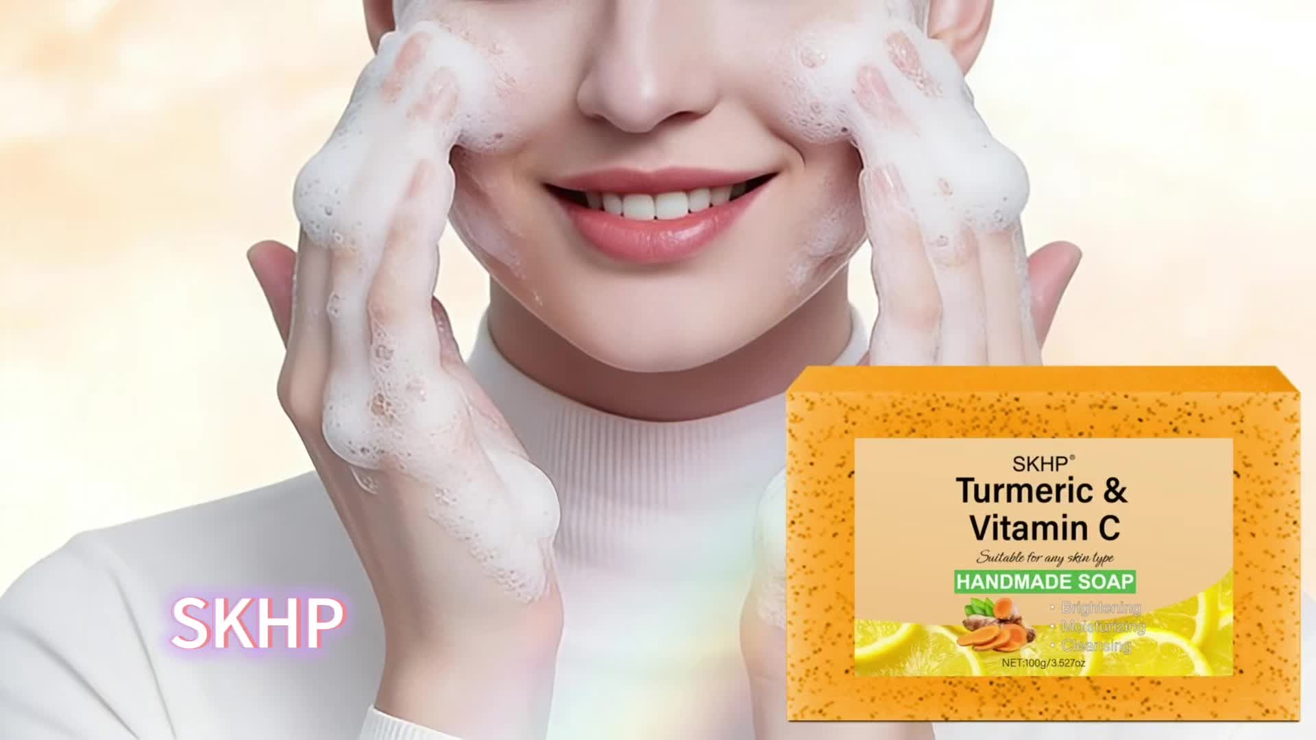 Gentle Exfoliating Soap with Olive Oil, Collagen, and Vitamin C
