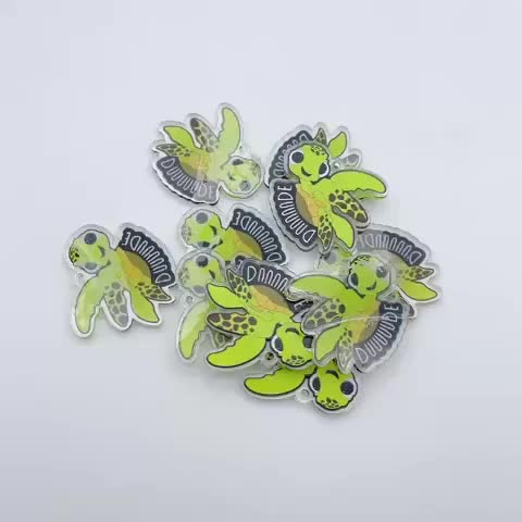 2D Acrylic Holy Knight on Expedition Pattern Earrings
