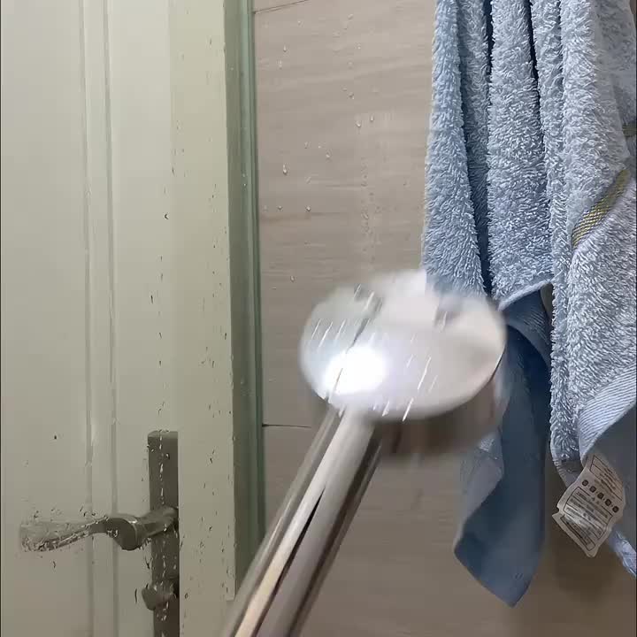 2pcs Set: High-Pressure Handheld Shower Head with Hose