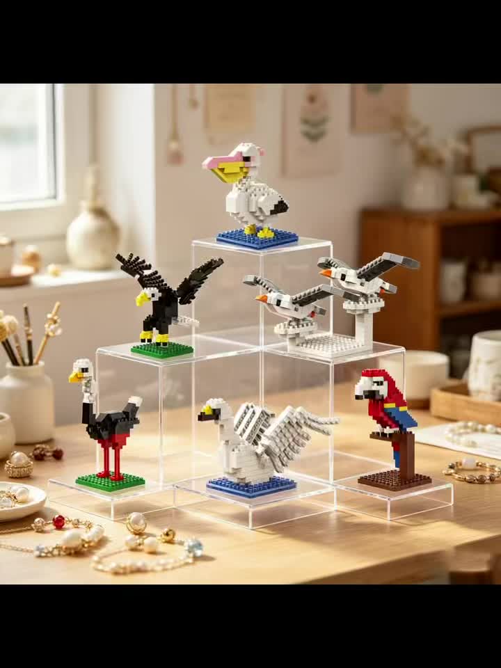 Handmade DIY Building Block Toy, Flying Bird Series