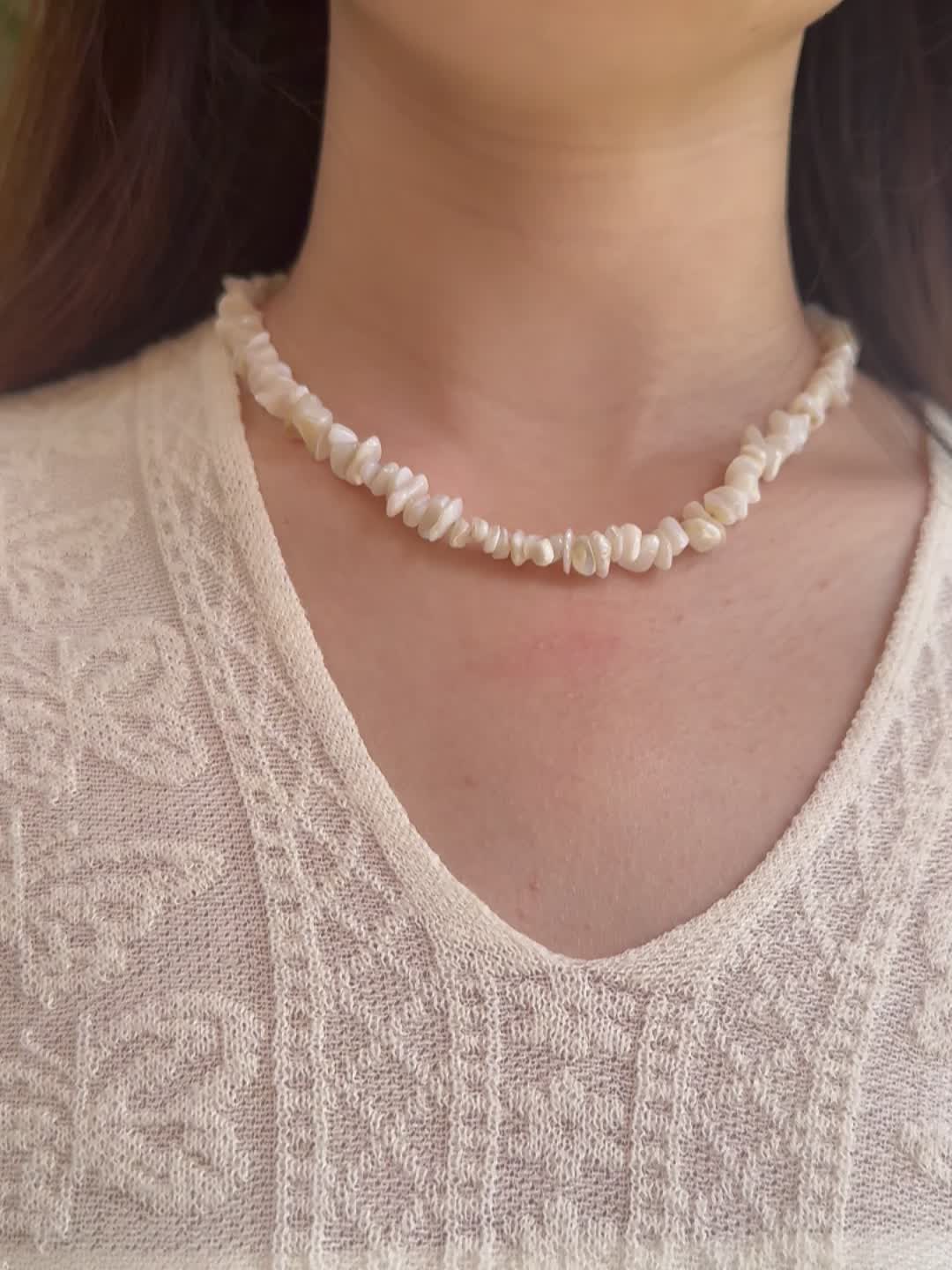 Women's Handmade Bohemian Style Shell Necklace for Summer