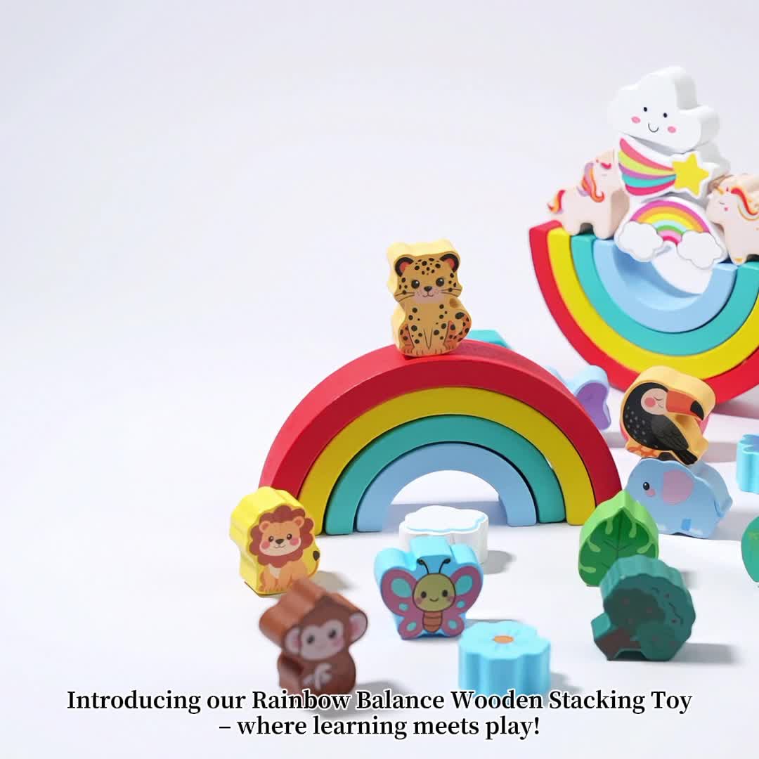 Colorful Balancing Stacking Blocks for Kids
