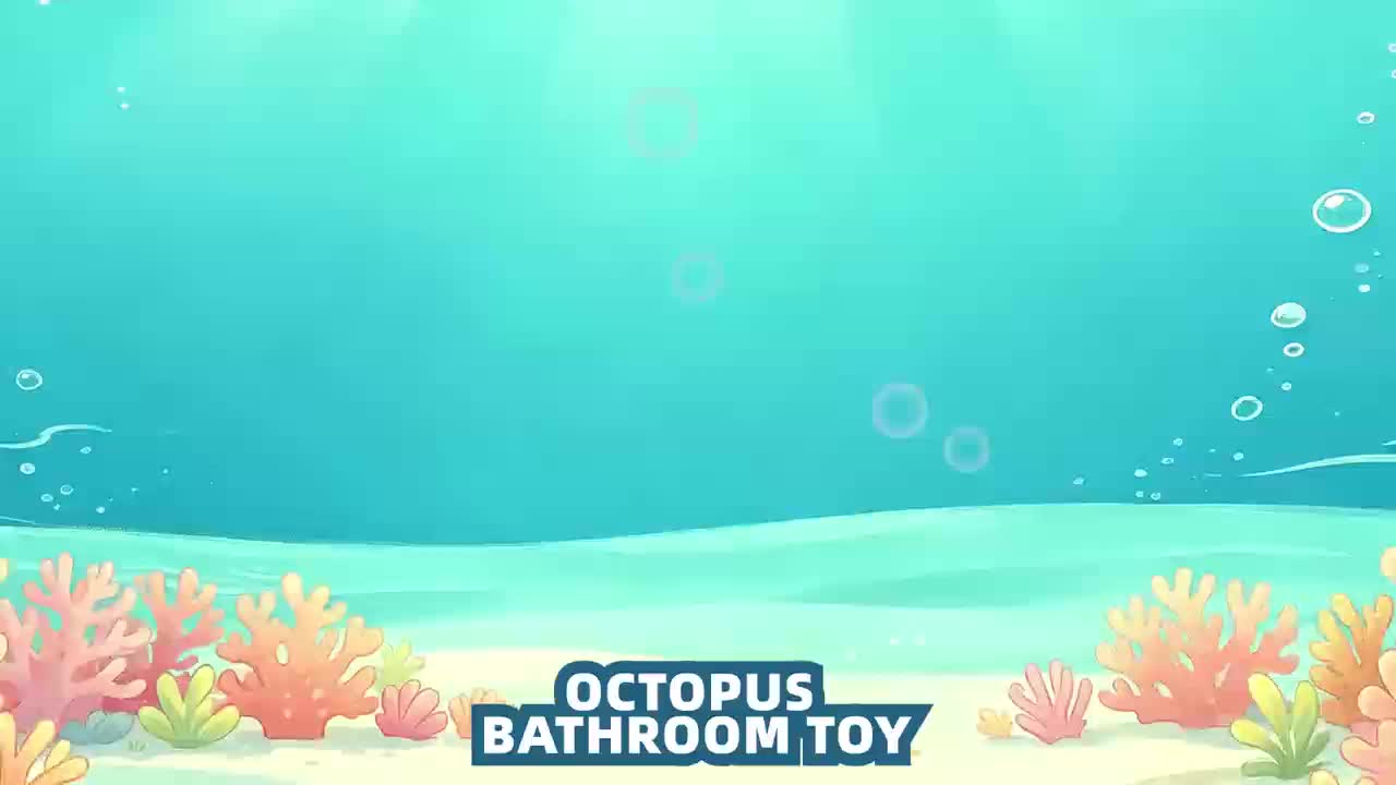 2pcs Fun Octopus Interactive Bath Toys for Kids
