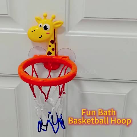 Blue Plastic Animal Basketball Bath Toy, 7pcs Set