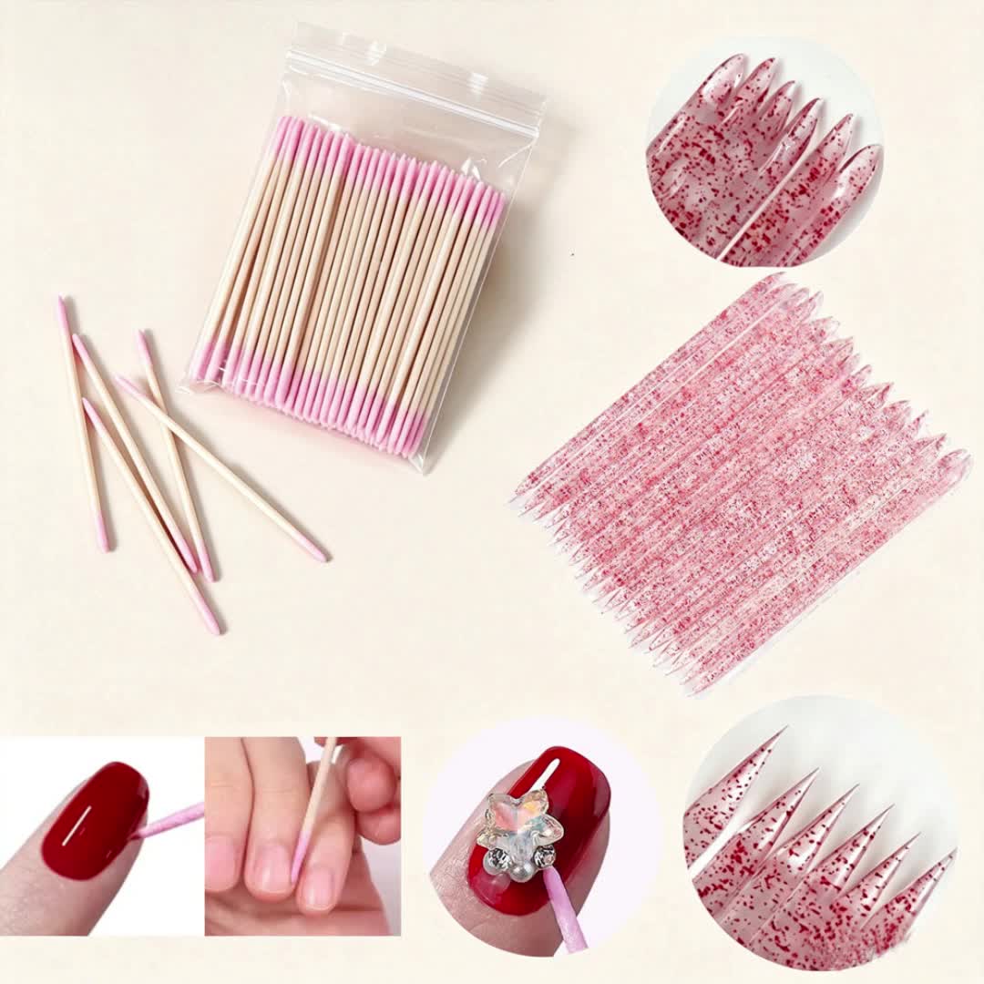 50pcs Double-Ended Cuticle Pusher Set