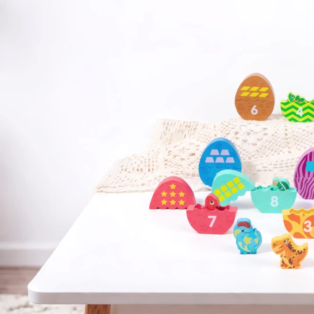 Cute Dinosaur Egg Matching Educational Toy