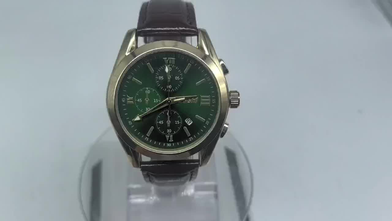 Unisex Quartz Watch with PU Strap, Multifunctional Design
