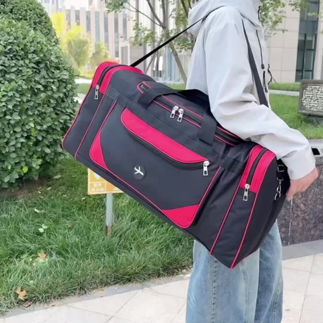 Foldable Travel Bag with Multi-Layer Pockets for Organisation