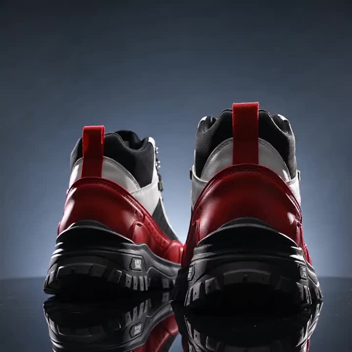 Unisex High-Top Hiking Boots for Winter Trekking