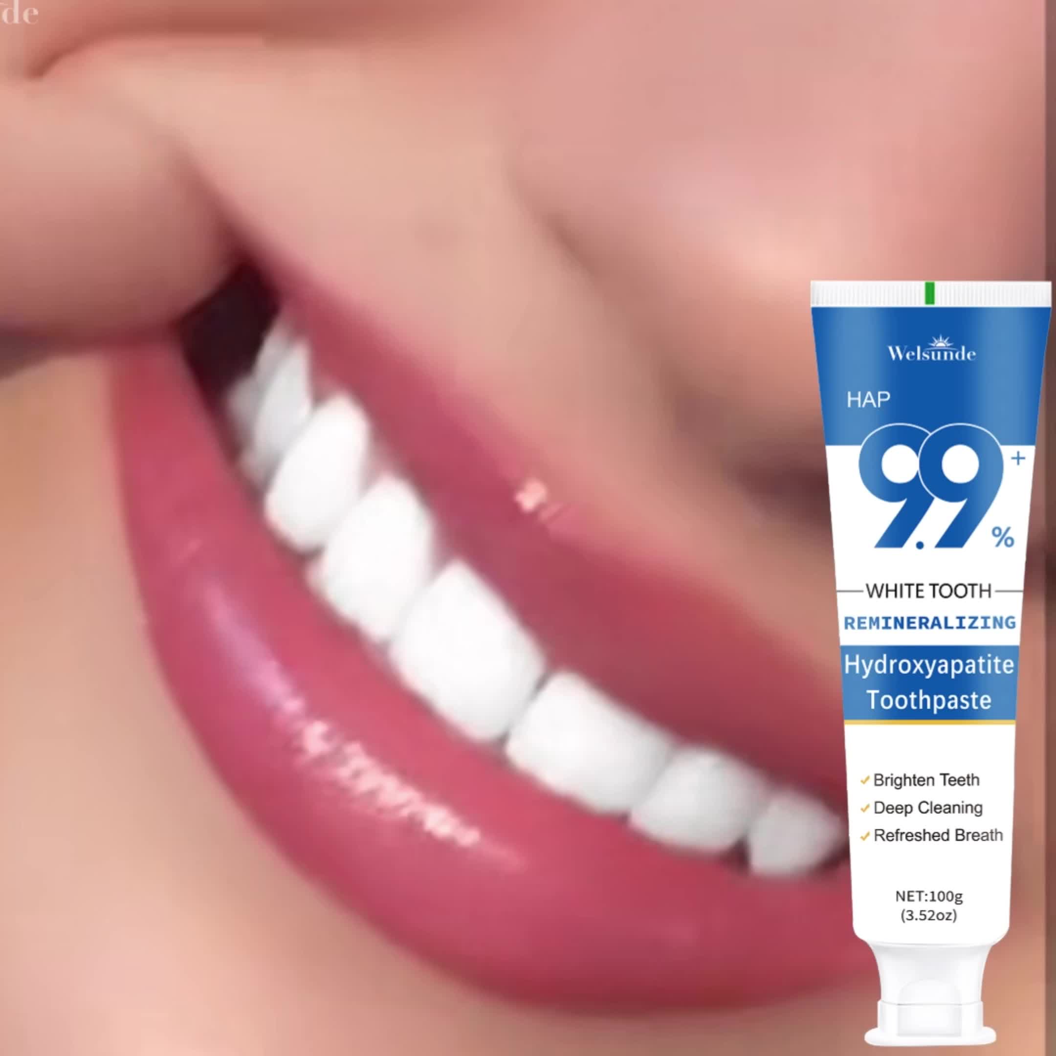 Hydroxyapatite Toothpaste, 10% Hydroxyapatite Formula