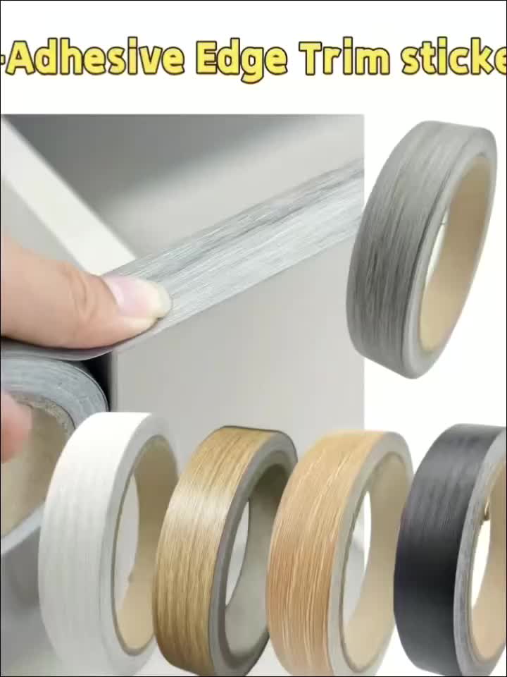 Imitation Wood Grain Self-Adhesive PVC Edge Banding