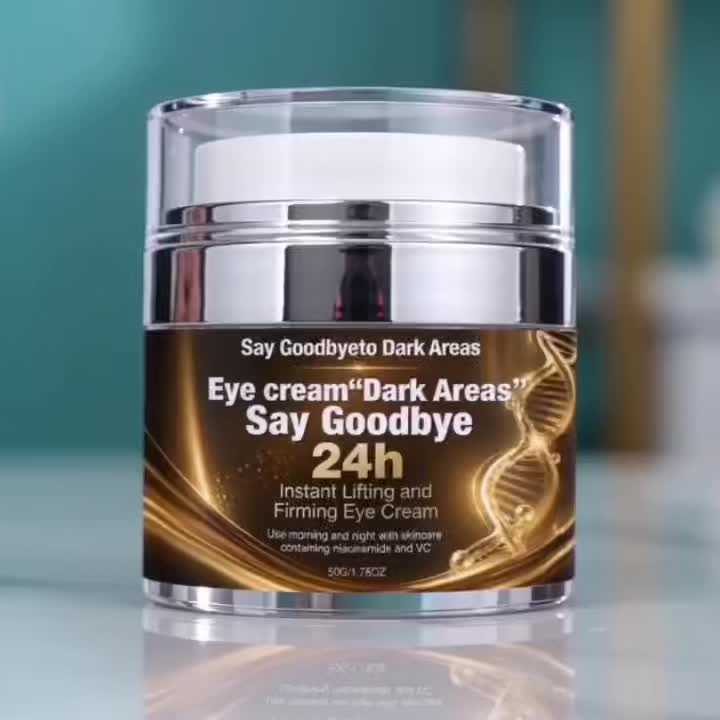 24-Hour Instant Lifting & Firming Eye Cream, Say Goodbye to Dark Areas. Use Morning and Night with Niacinamide and Vitamin C. the Look of Dark Circles, Bruises, or Blue Spots. Skin Care Products