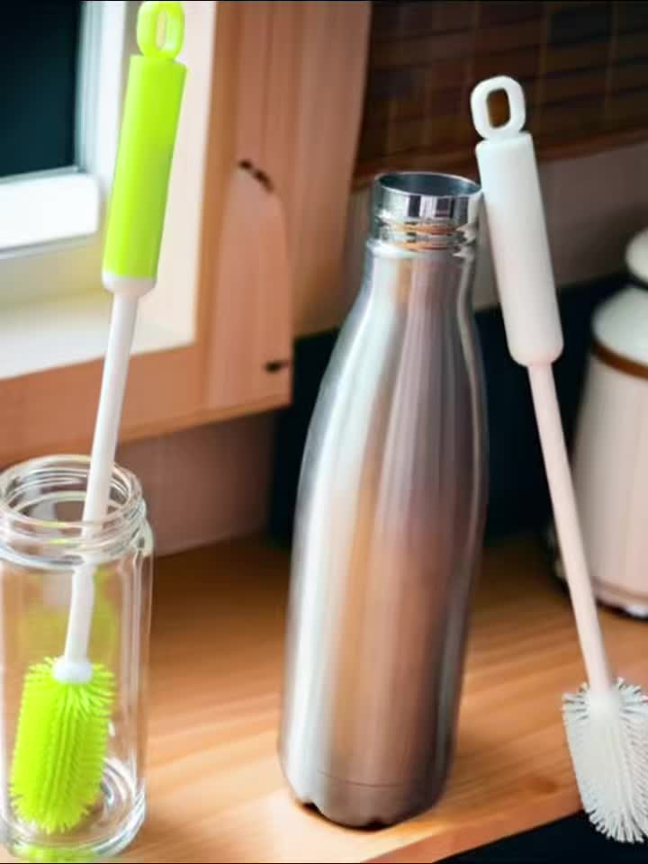 Multi-Purpose Cup Brush with Long Handle