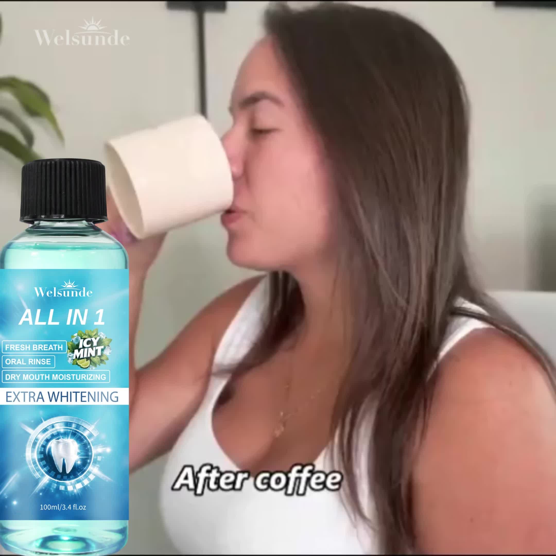 Dry Mouth Moisturizing Cool Mint Mouthwash