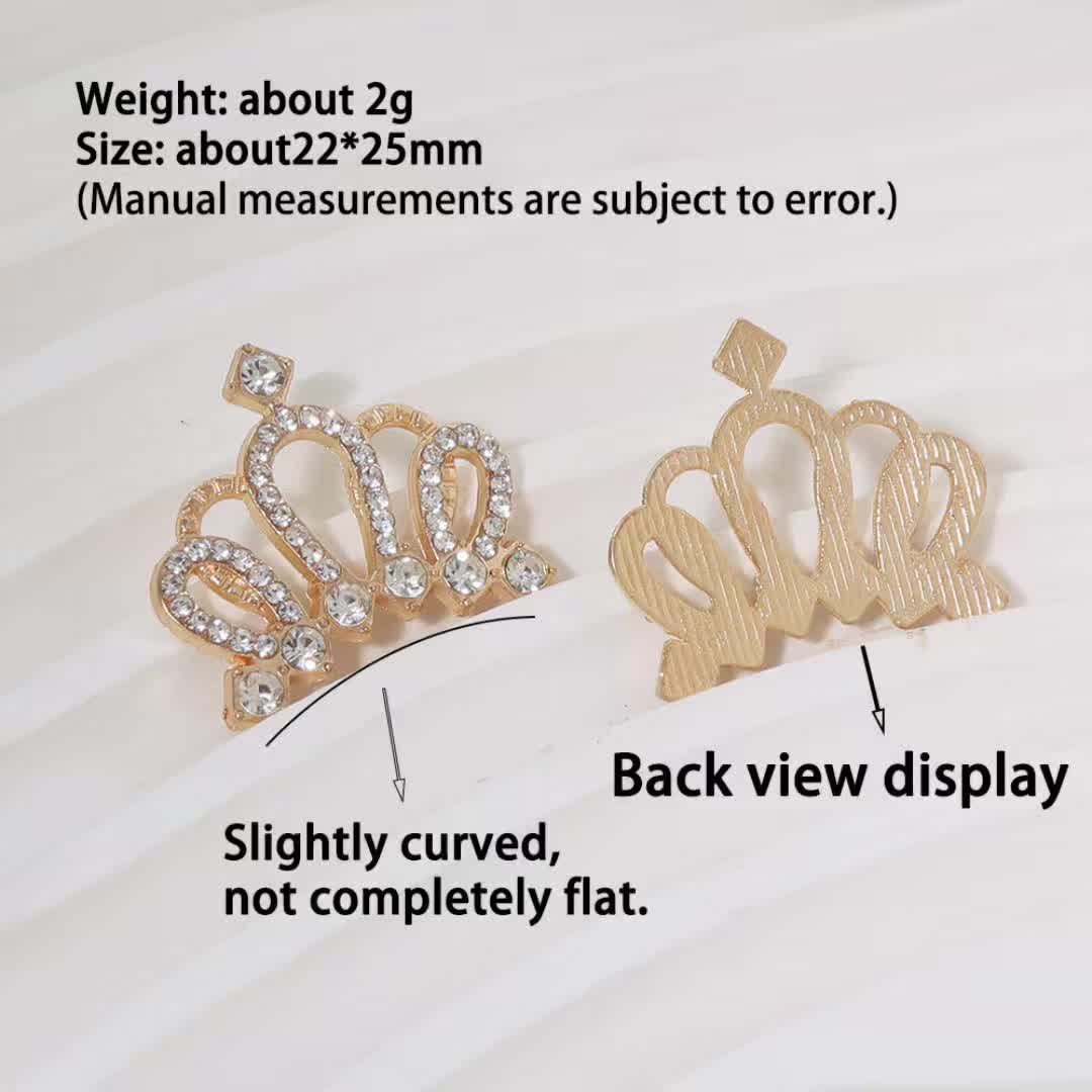 10pcs Mini Crown Jewelry Embellishments for DIY Accessories