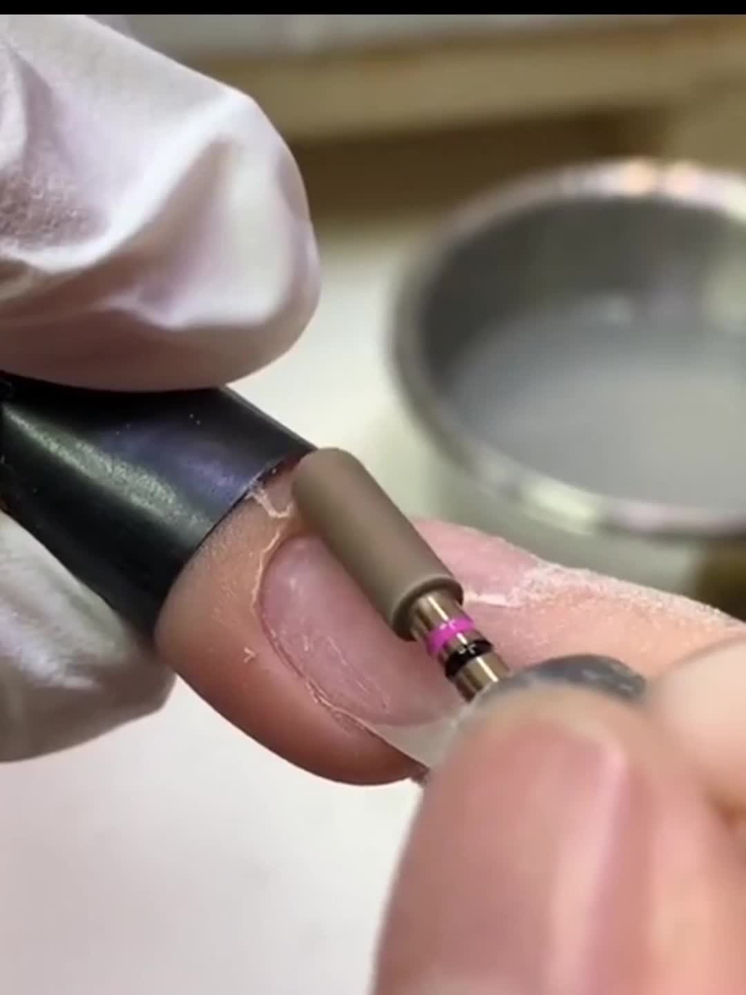 Gold-Plated Silver Diamond Nail Buffing Head