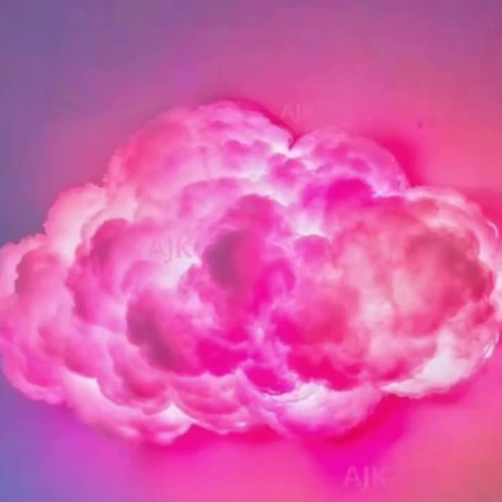 AJK 281.99cm 3D Lightning Cloud Light, USB Powered