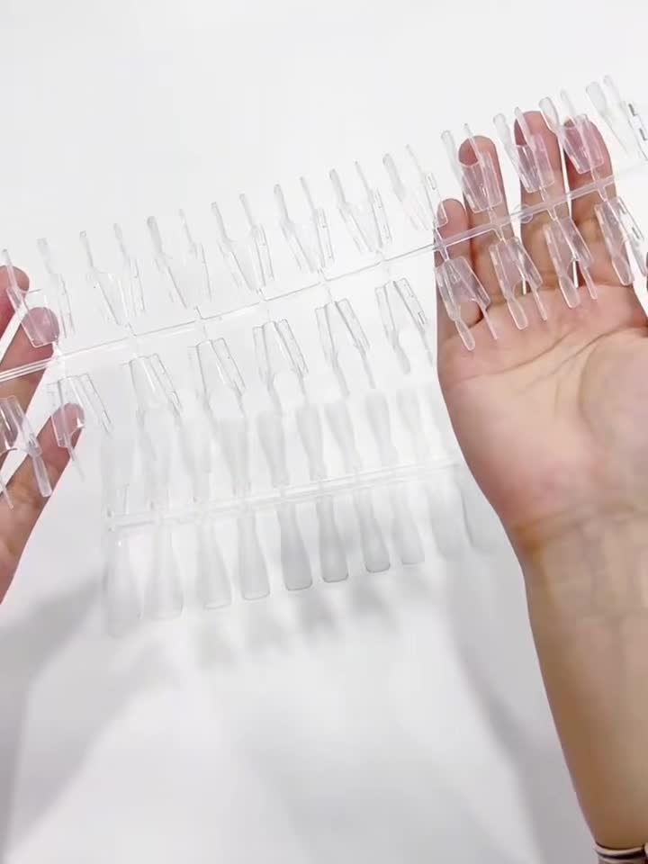 60pcs Double-Sided Handheld Abrasive Nail Lengthening Tools