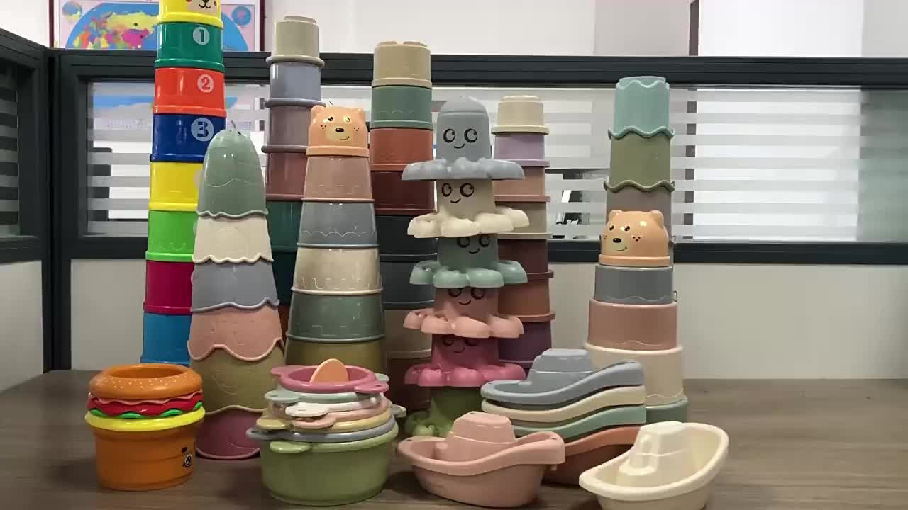 8pcs Accessory Sorting Stacking Toy for Learning