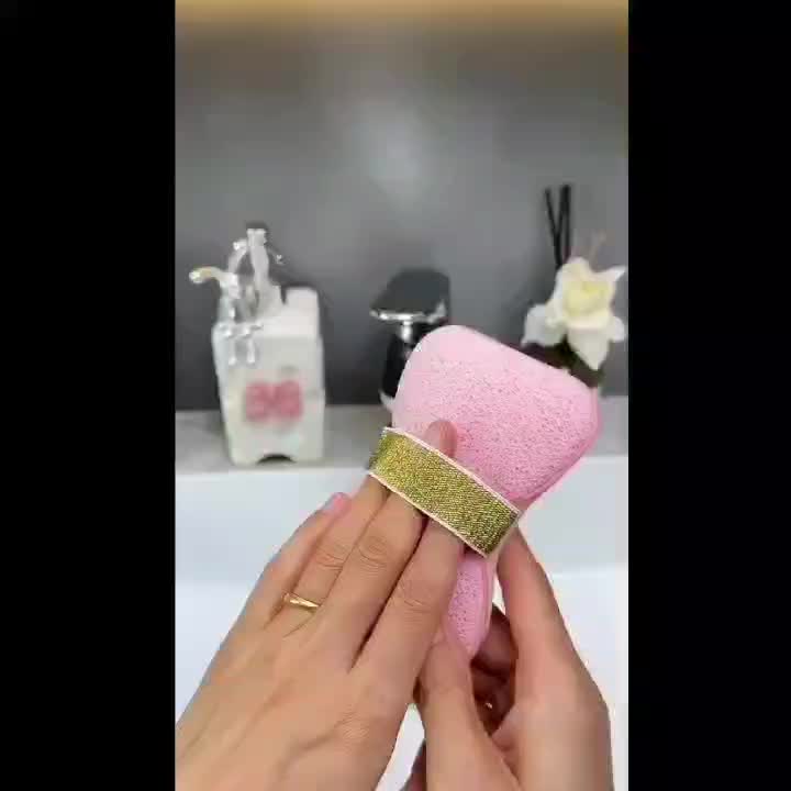 6pcs Household Bath Sponge Cleaning Tool Set with Exfoliating Sponges