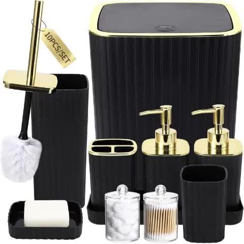 10pcs Bathroom Accessories Set, Complete Collection
