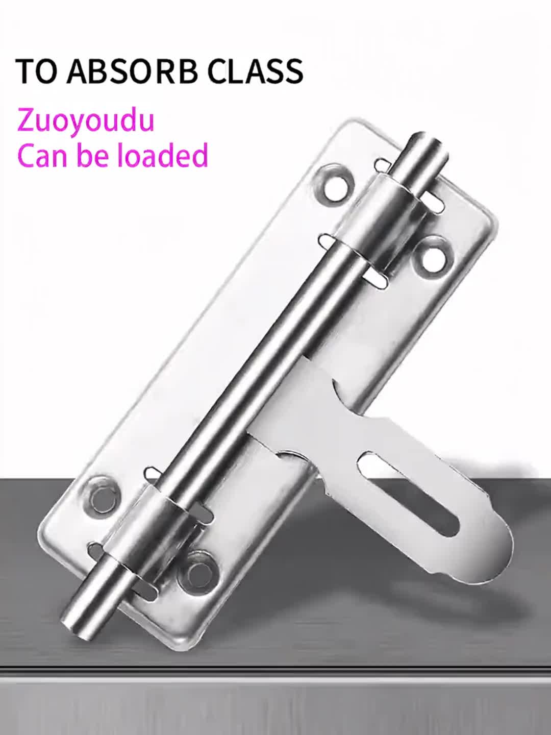 2 Pack Stainless Steel Sliding Bolt Latch Lock