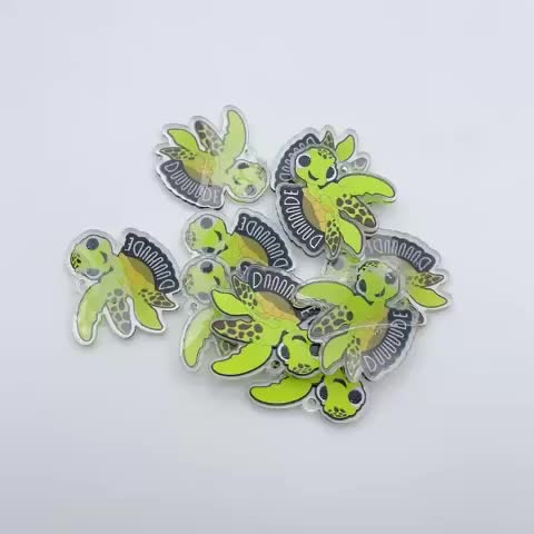 12pcs Animal-Themed Acrylic Dangle Earrings Set, Fun Accessories