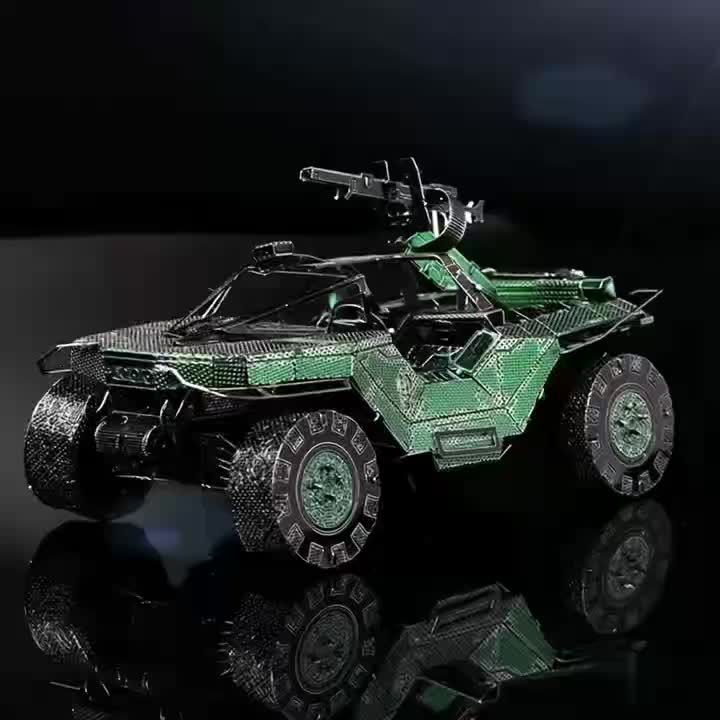 Assault Off-Road Vehicle - 3D Precision Engineering Puzzle Model