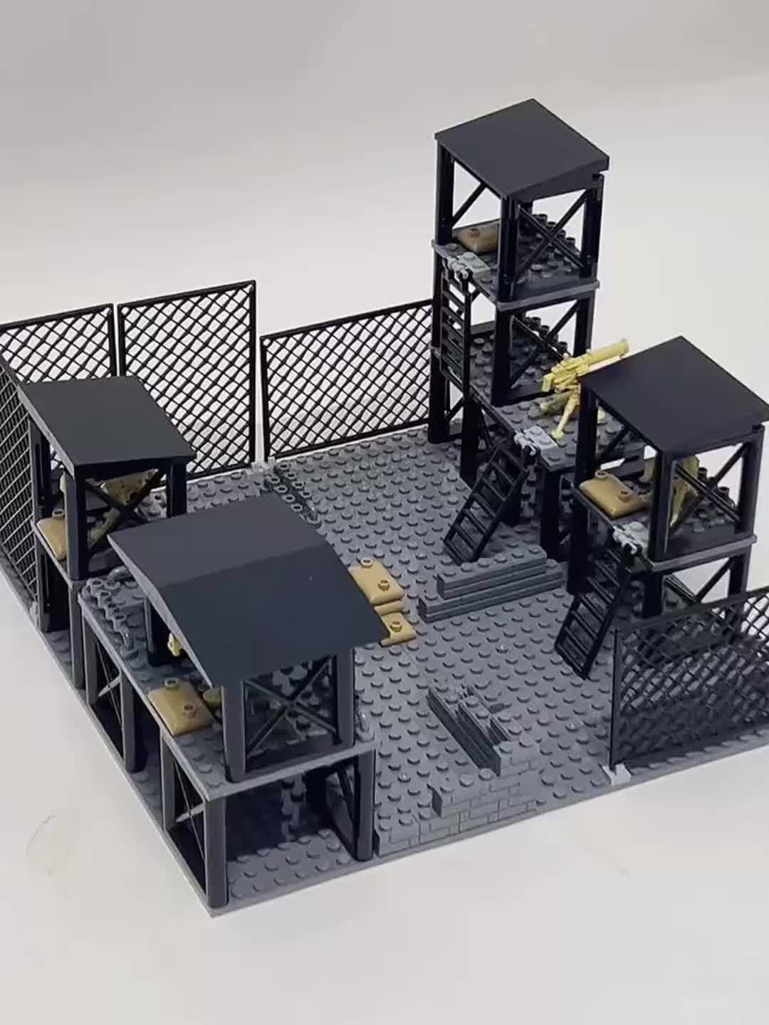 Ideamoc MOC Outposts Building Blocks, DIY Construction Toy