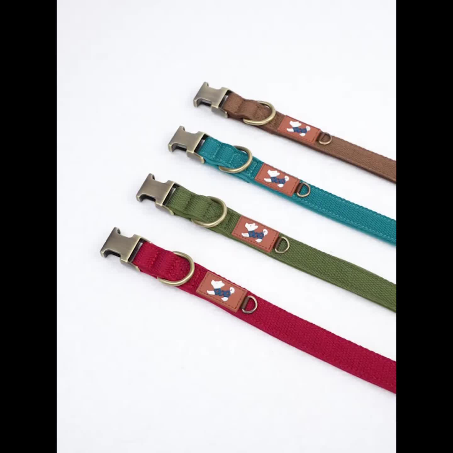 Vintage-Style Dog Collar, Wear-Resistant and Durable
