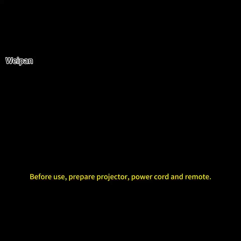 Portable Projector Running Android 11 Operating System