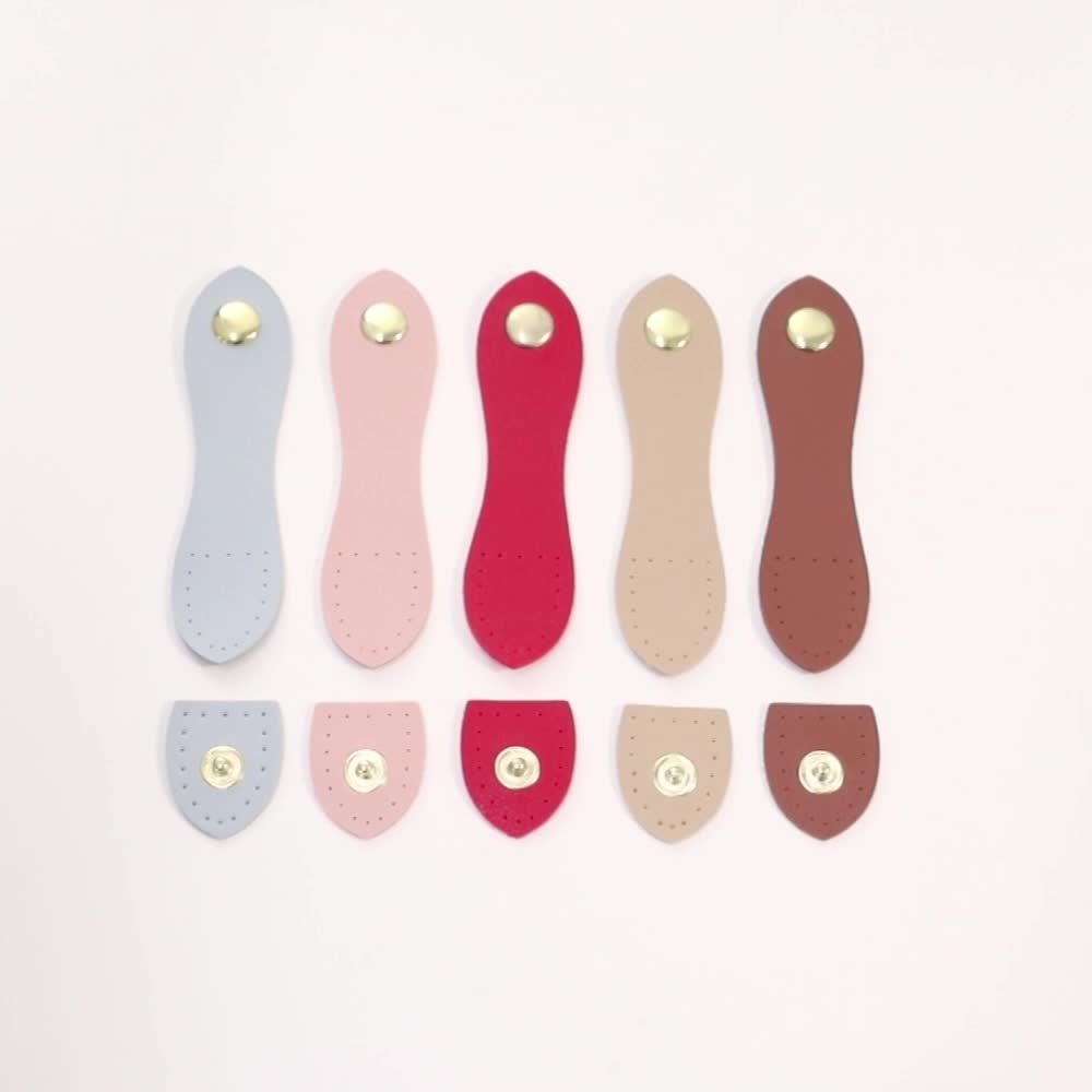 4pcs Faux Leather Bag Hardware Buckles