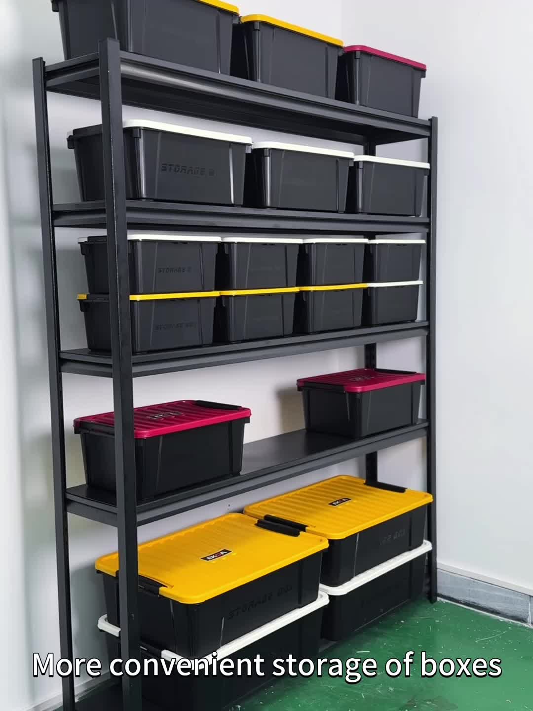 EKOA 35L Storage Boxes with Lids, Durable Plastic Organisers