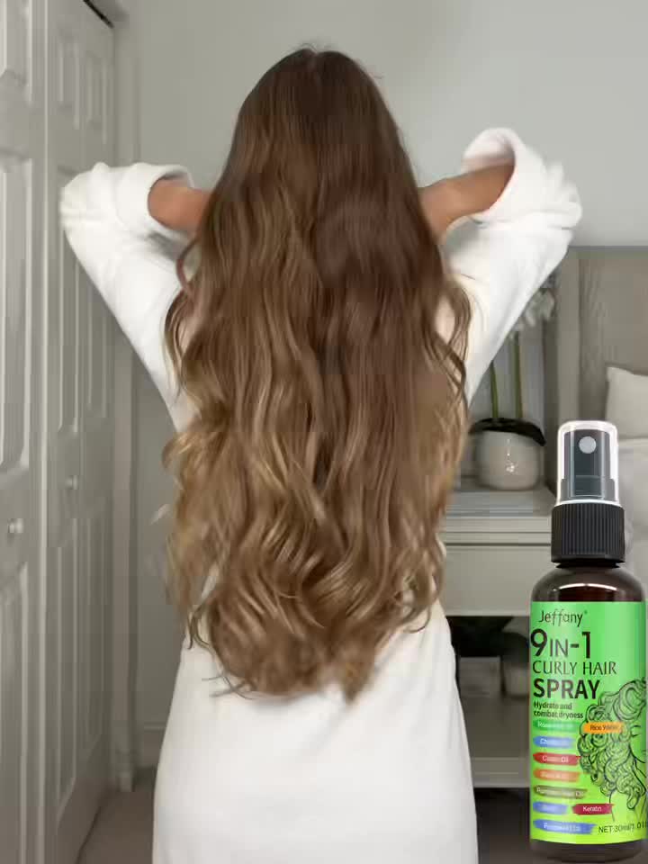 9-In-1 Curl Hair Spray with Natural Oils