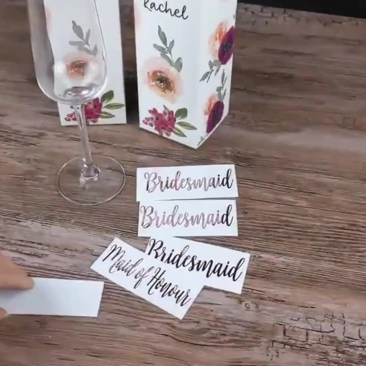 Personalized Custom Name Sticker, Vinyl DIY Gift Label