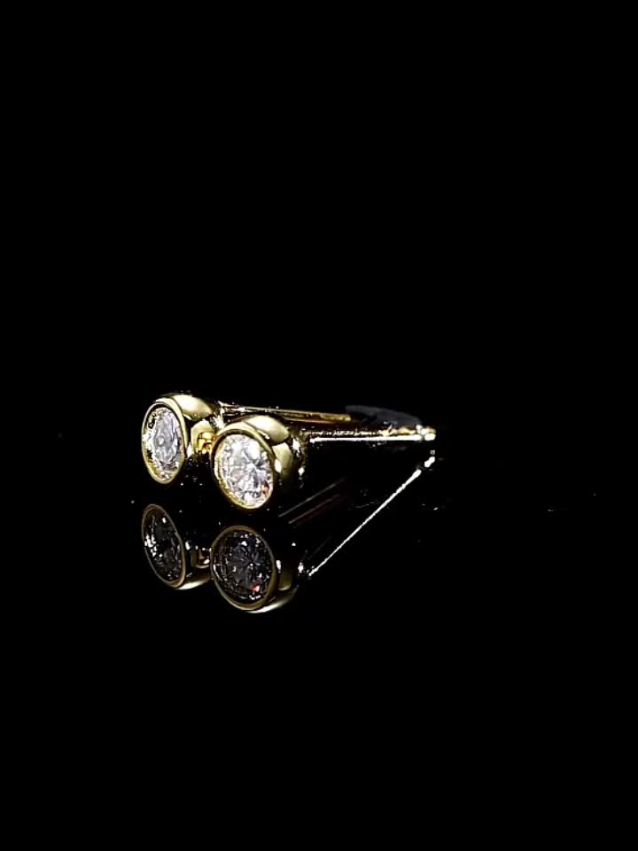 Women's Sparkling Moissanite Earrings, Wedding Season Gift