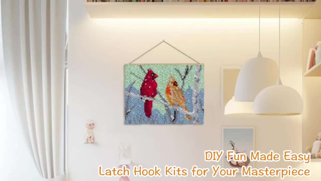 Snowman Pattern Lock Hook Kit for Home Sofa Decoration