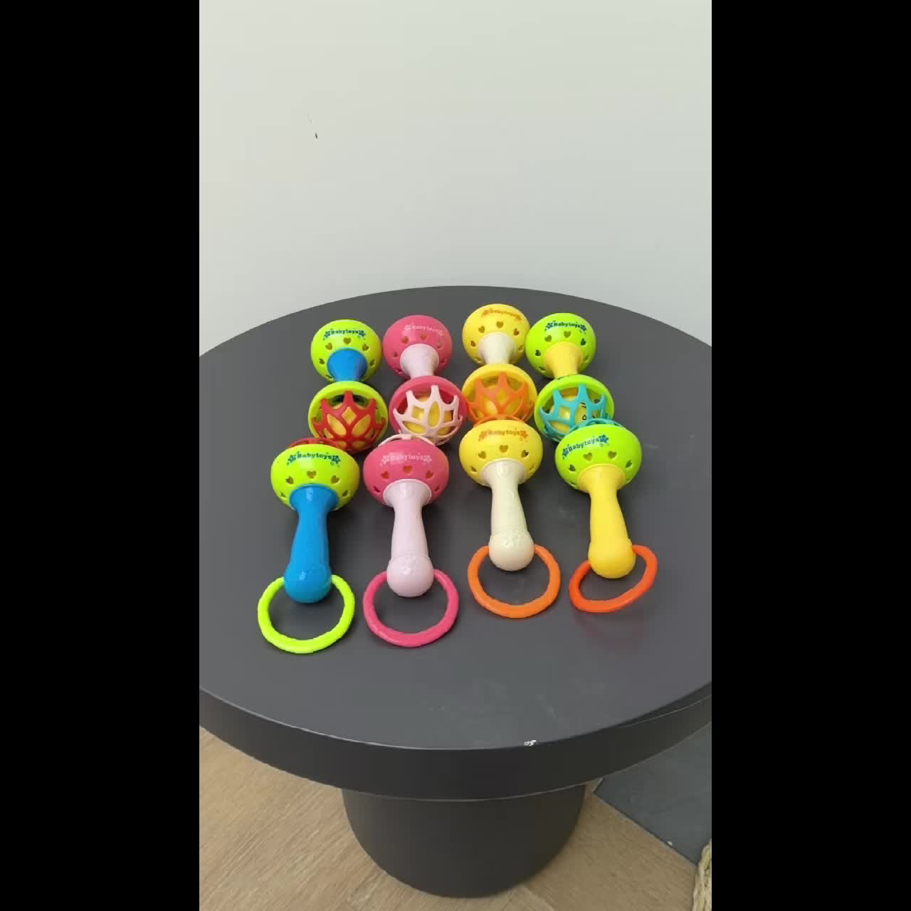 Baby Grasping Bell Toy for Sensory Development