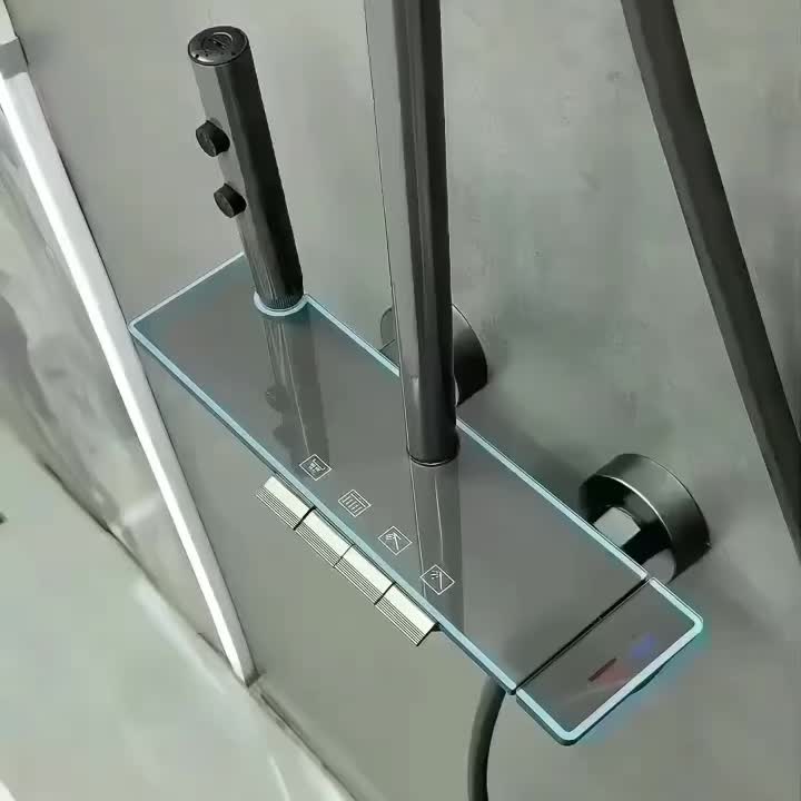 Modern High Pressure Rainfall Shower Set with Top Spray & Handheld