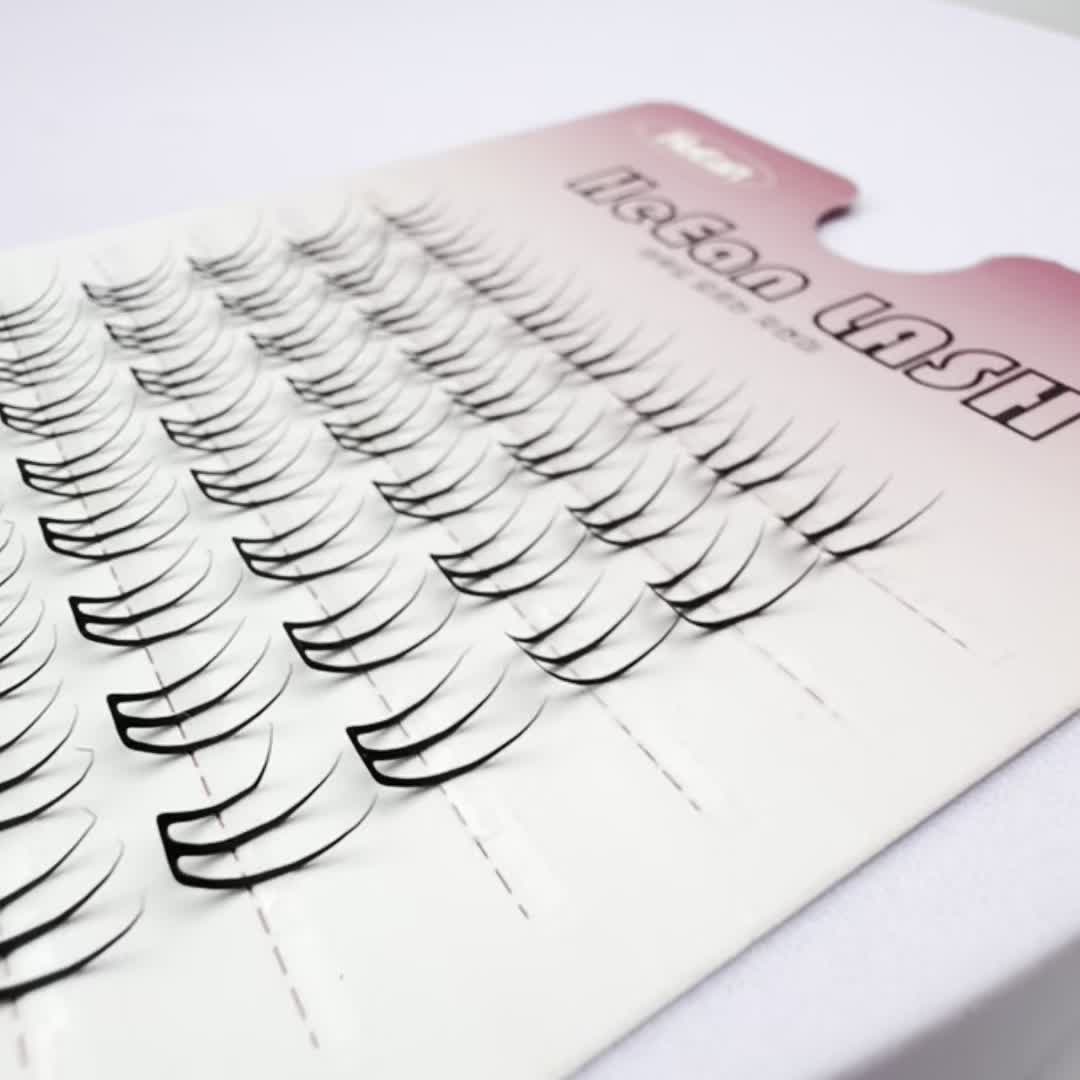 80 Clusters K-Pop Idol Style Lashes, Ultra-Thin Natural Look