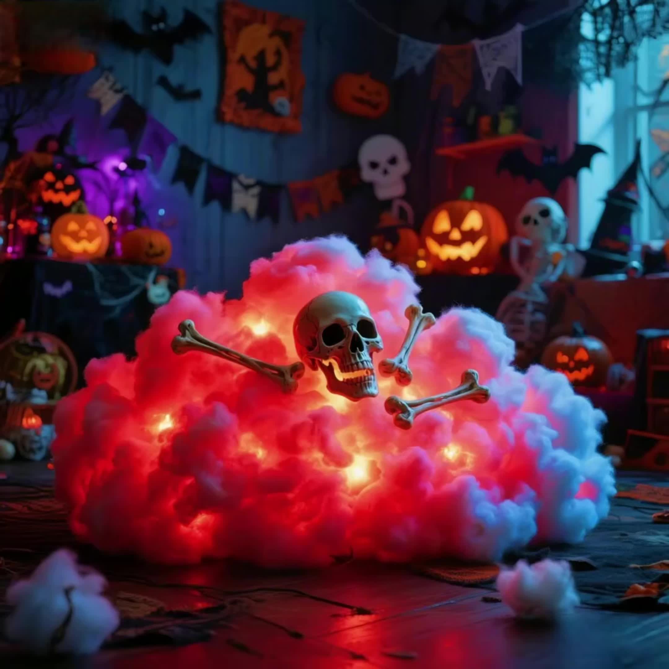 3D Thunder Cloud Light Set