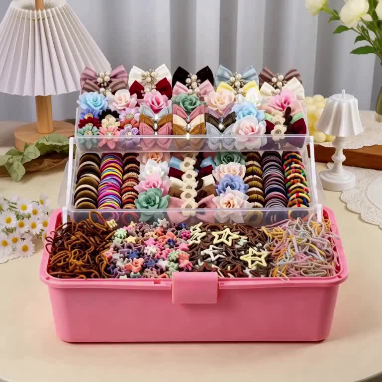 104pcs Morandi Vintage Hair Accessory Set