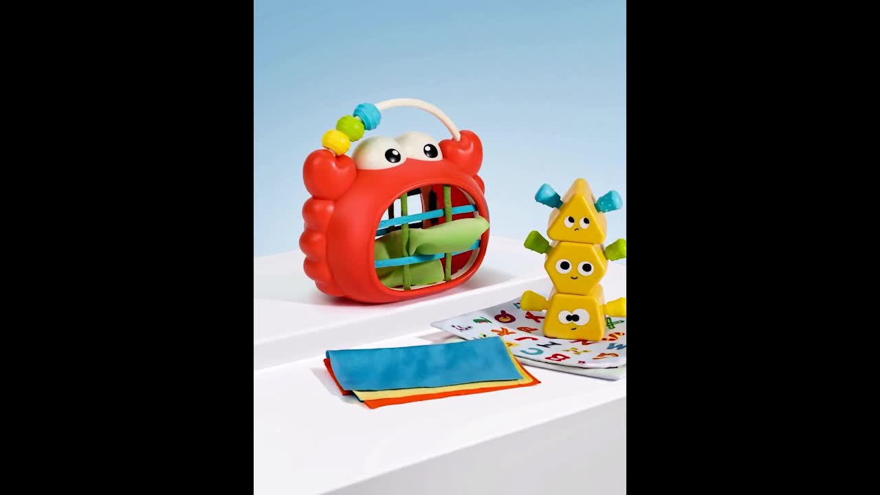 4-In-1 Baby Educational Toy for 0-12 Months