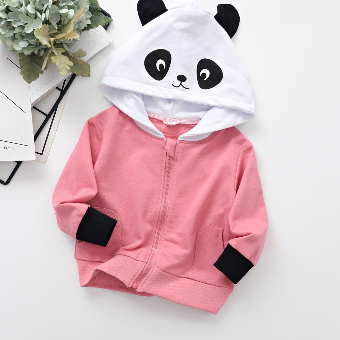 Panda jacket for cheap girl