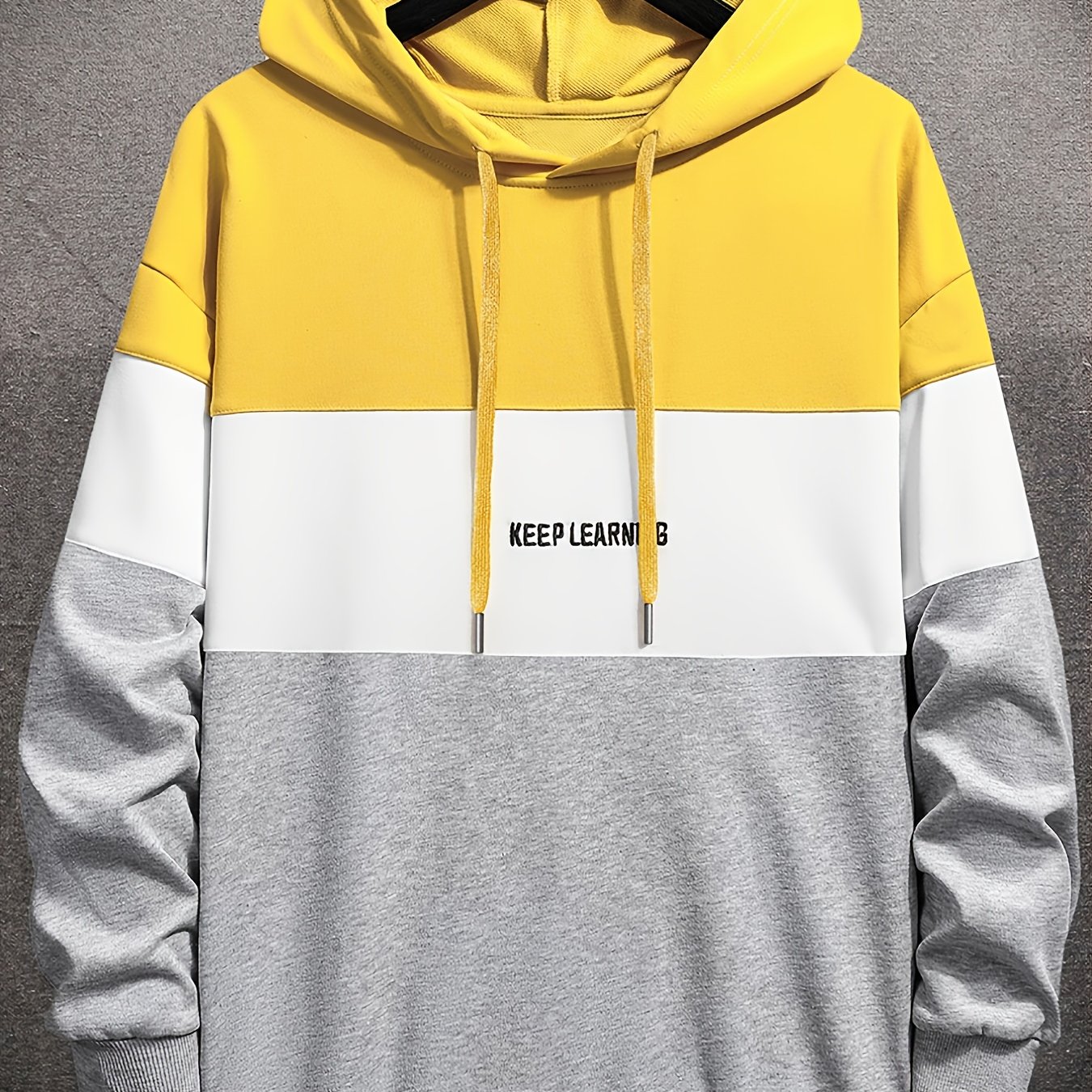 Yellow discount colour hoodie